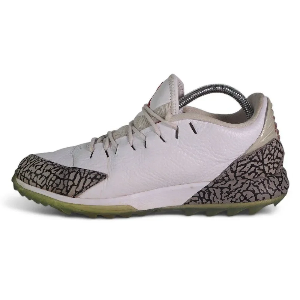 Jordan ADG 'White Cement' Spikeless Golf Shoes AR7995-100 Men's 8.5‎